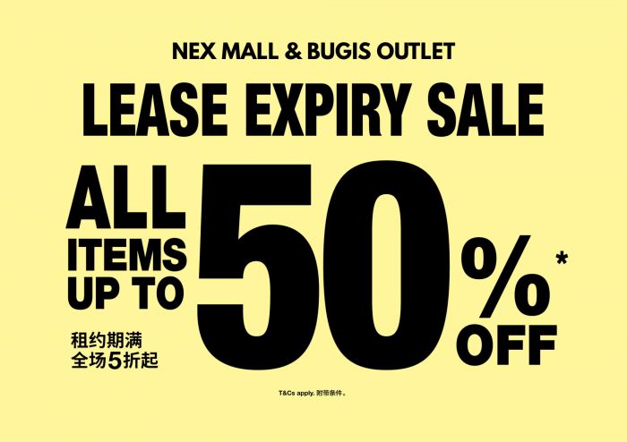 Japan Home NEX & Bugis Moving Out Sale: Up to 50% Off Storewide Japan Home NEX & Bugis Moving Out Sale: Up to 50% Off Storewide