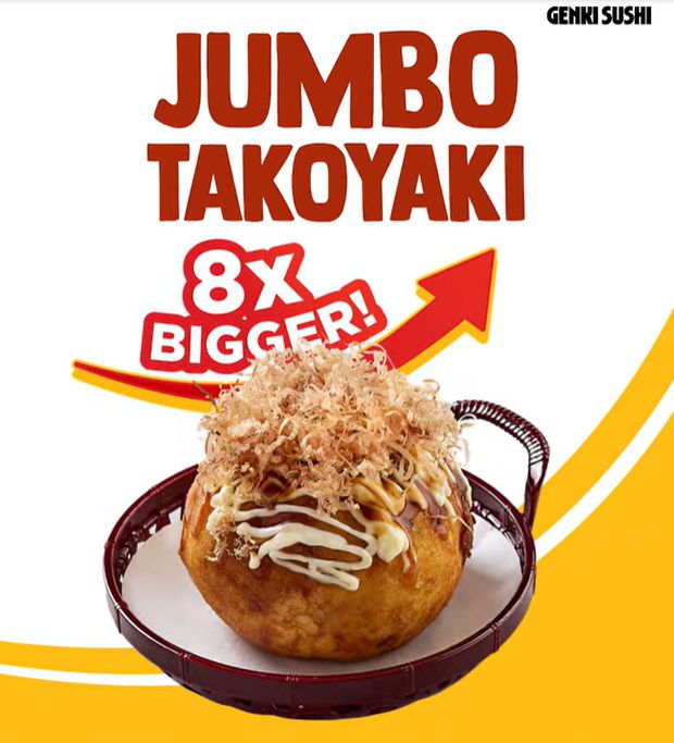 Genki Sushi Jumbo Takoyaki Genki Sushi Jumbo Takoyaki