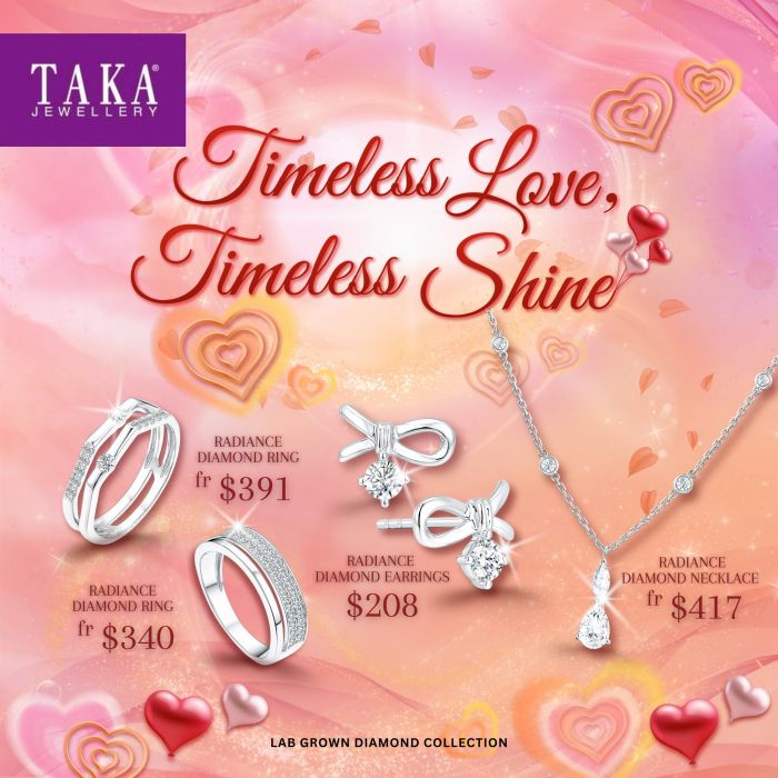 TAKA Jewellery Valentine’s Day Promotion TAKA Jewellery Valentine’s Day Promotion
