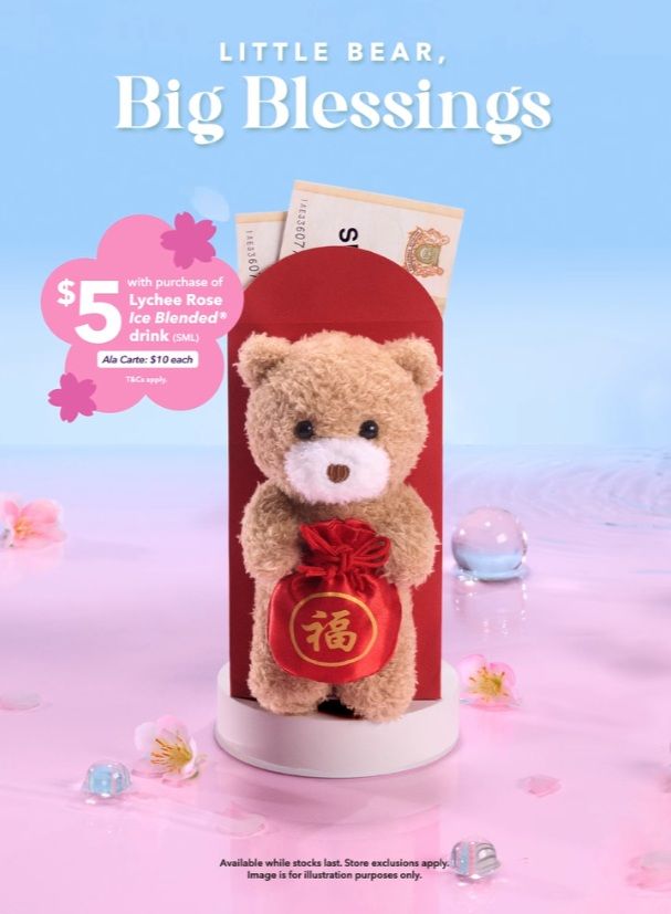 Coffee Bean & Tea Leaf: Teddy Bear Red Packet Special (From 9 January 2026) Coffee Bean & Tea Leaf: Teddy Bear Red Packet Special (From 9 January 2026)