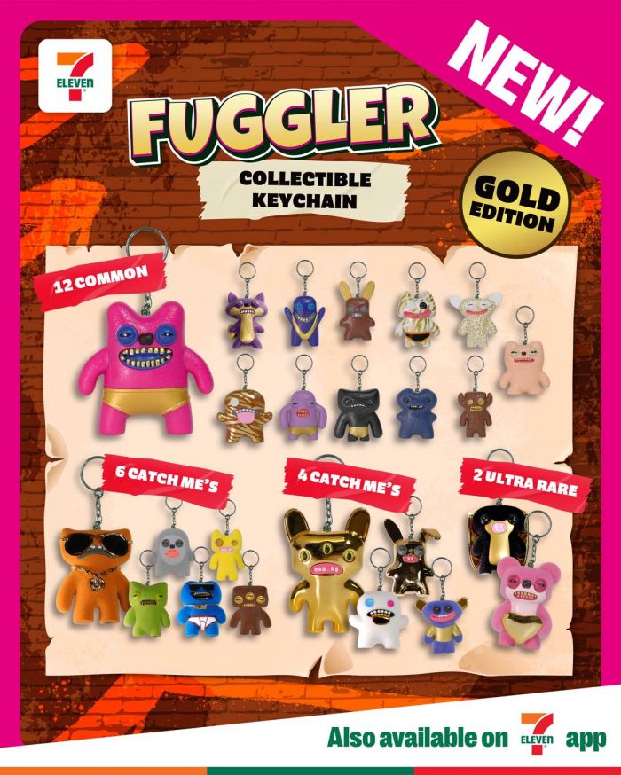 7-Eleven Fuggler Collectible Gold Edition Keychains for $6.90 Promotion 7-Eleven Fuggler Collectible Gold Edition Keychains for $6.90 Promotion