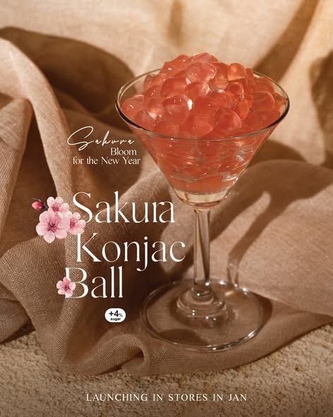 KOI Sakura Konjac Ball KOI Sakura Konjac Ball