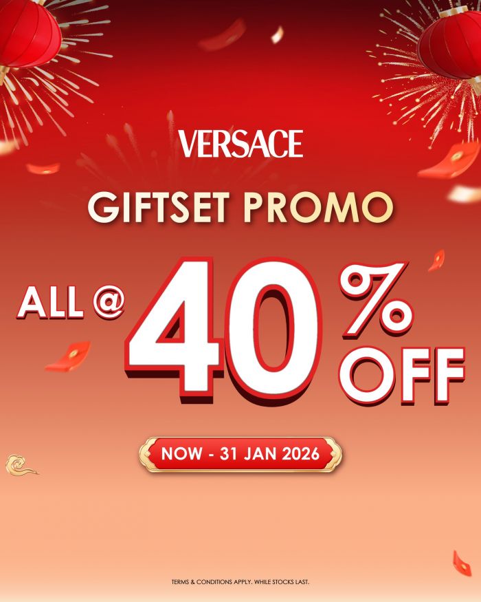 Sasa Versace Giftset Promo: 40% OFF All Fragrance Sets (Now - 31 Jan 2026) Sasa Versace Giftset Promo: 40% OFF All Fragrance Sets (Now - 31 Jan 2026)