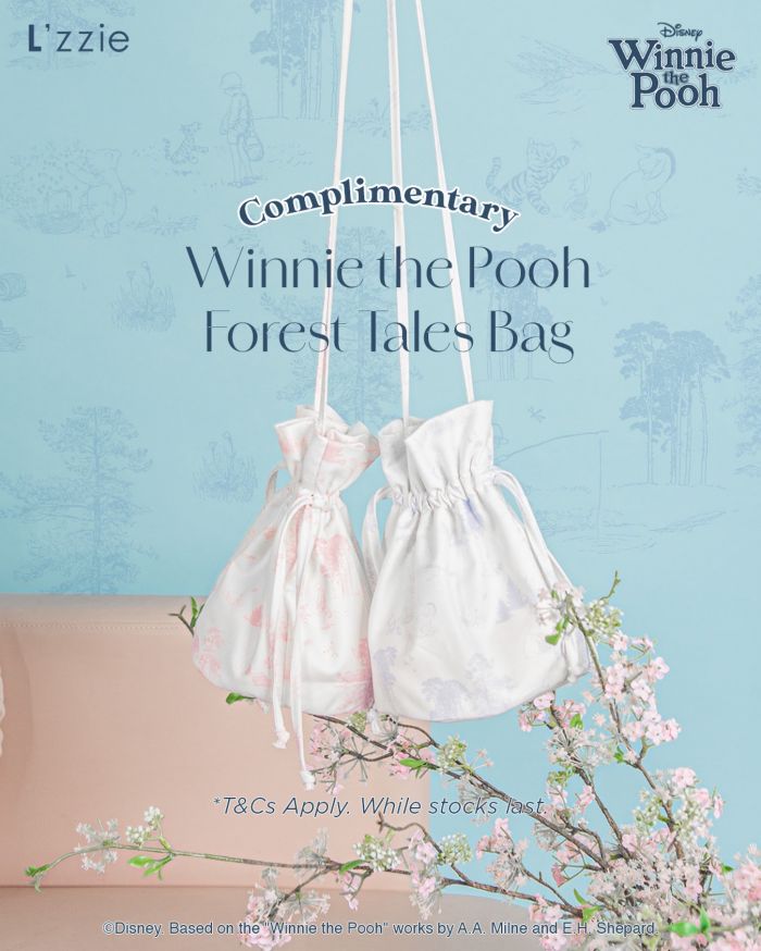 L'zzie Promotion: Free Winnie The Pooh Forest Tale Bag (From 21 Jan 2026) L'zzie Promotion: Free Winnie The Pooh Forest Tale Bag (From 21 Jan 2026)