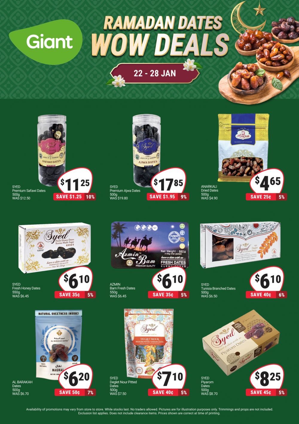 Giant Ramadan Dates Promotion: Premium Safawi & Ajwa Dates Promotion (22 - 28 Jan 2026) Giant Ramadan Dates Promotion: Premium Safawi & Ajwa Dates Promotion (22 - 28 Jan 2026)