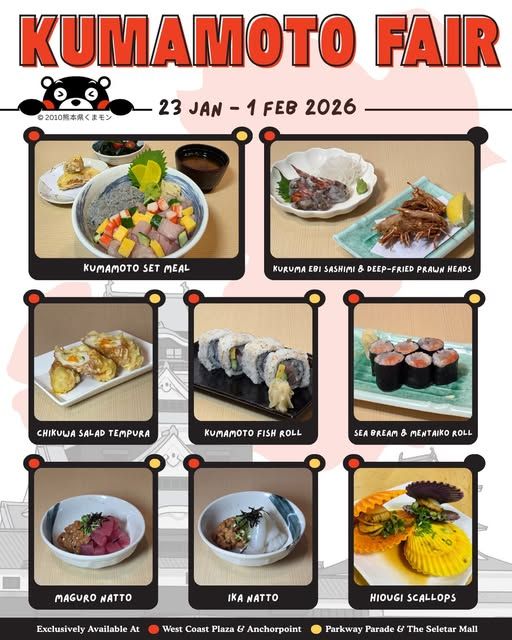 Fish Mart Sakuraya Kumamoto Fair: Authentic Seafood & Sushi Specials (23 Jan - 1 Feb 2026) Fish Mart Sakuraya Kumamoto Fair: Authentic Seafood & Sushi Specials (23 Jan - 1 Feb 2026)