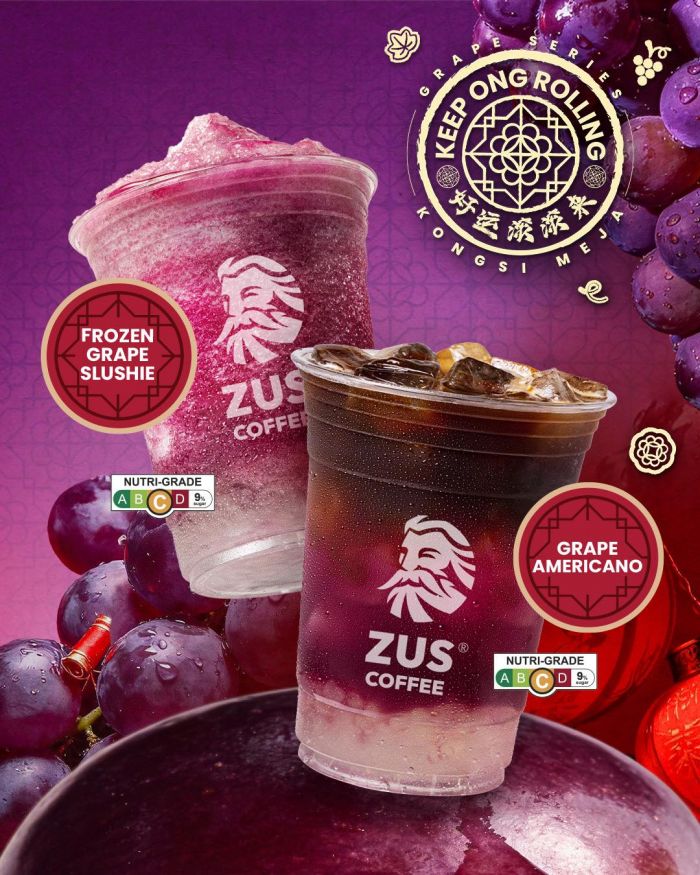 ZUS Coffee Grape Series: Grape Americano & Frozen Grape Slushie (From 26 Jan 2026) ZUS Coffee Grape Series: Grape Americano & Frozen Grape Slushie (From 26 Jan 2026)
