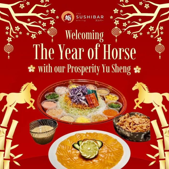 The Sushi Bar Prosperity Yu Sheng: Early Bird Special & Prices (Now - Feb 2026) The Sushi Bar Prosperity Yu Sheng: Early Bird Special & Prices (Now - Feb 2026)