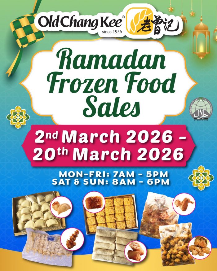 Old Chang Kee Ramadan Frozen Food Sales: Halal Promotion (March 2026) Old Chang Kee Ramadan Frozen Food Sales: Halal Promotion (March 2026)