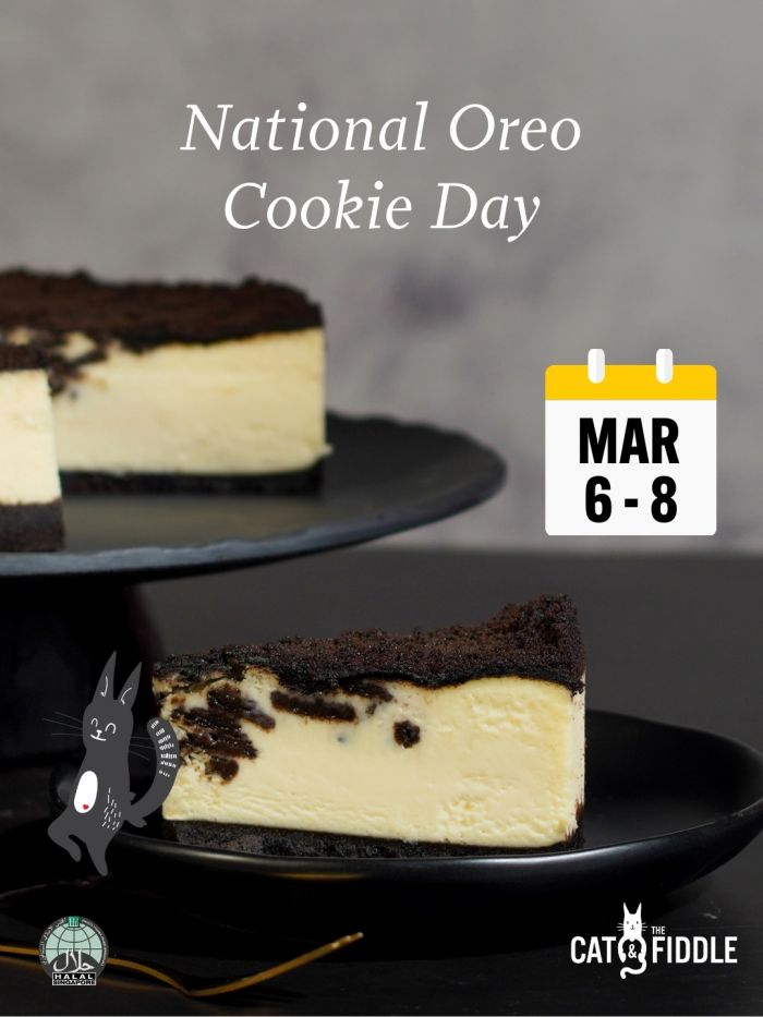 Cat & the Fiddle National Oreo Cookie Day: Oreo Sliced Cake Promotion (6 - 8 March 2026) Cat & the Fiddle National Oreo Cookie Day: Oreo Sliced Cake Promotion (6 - 8 March 2026)