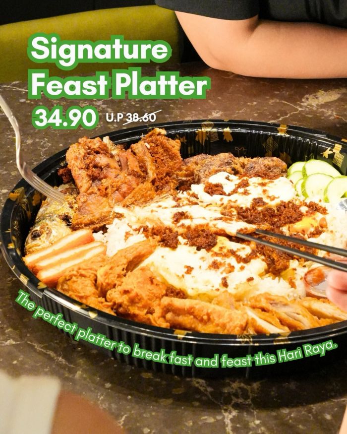 CRAVE Nasi Lemak Hari Raya Special: Signature Feast Platter Promotion (March 2026) CRAVE Nasi Lemak Hari Raya Special: Signature Feast Platter Promotion (March 2026)