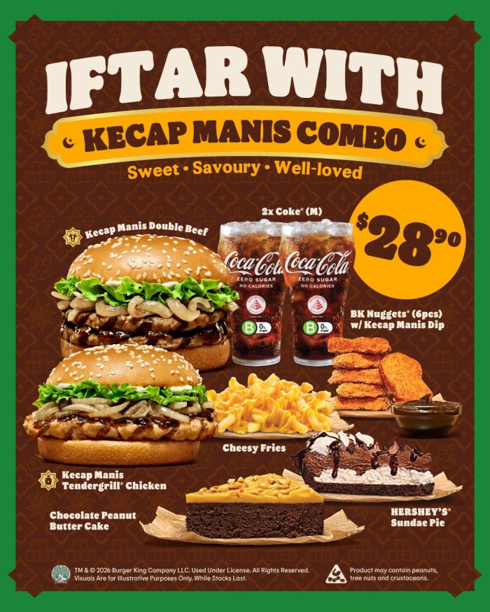 Burger King Menu: Iftar Kecap Manis Combo (March 2026) Burger King Menu: Iftar Kecap Manis Combo (March 2026)