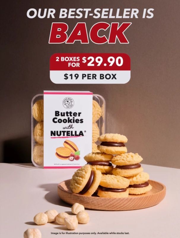 Coffee Bean Menu: Best-Seller Butter Cookies with NUTELLA (March 2026) Coffee Bean Menu: Best-Seller Butter Cookies with NUTELLA (March 2026)