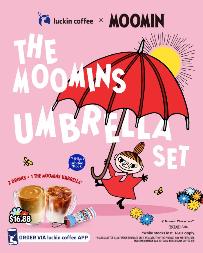 Luckin Coffee Menu: The Moomins Umbrella Set & Roasted Coconut Latte Luckin Coffee Menu: The Moomins Umbrella Set & Roasted Coconut Latte