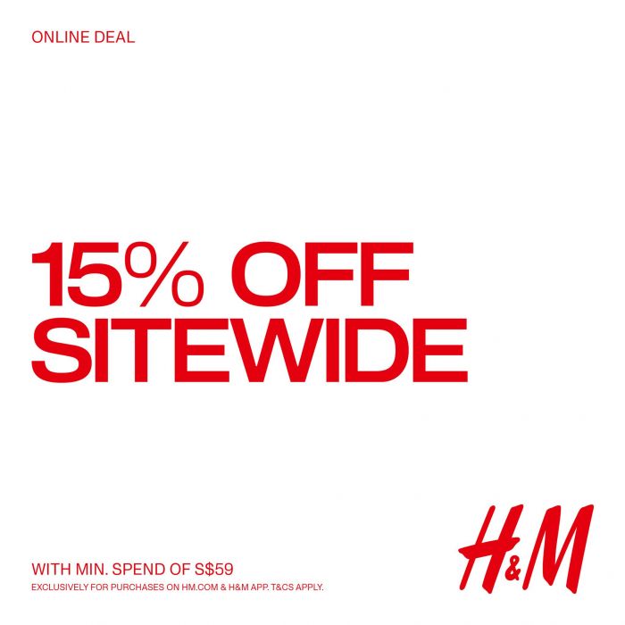 H&M Online Deal: 15% OFF Sitewide App & Web Promotion (April 2026) H&M Online Deal: 15% OFF Sitewide App & Web Promotion (April 2026)