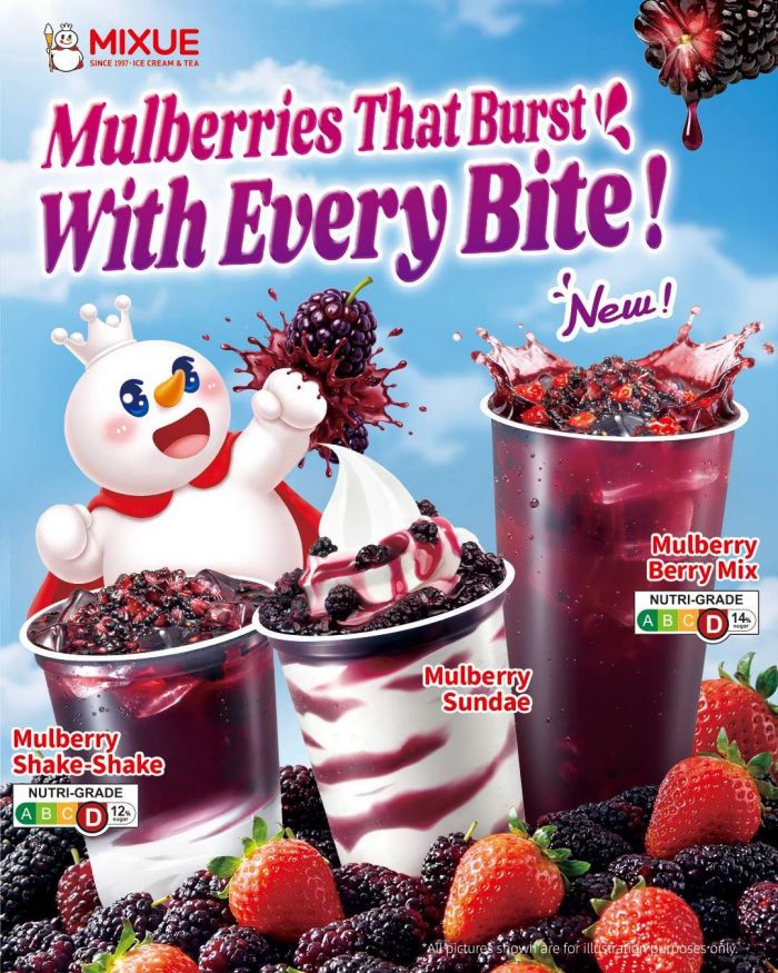 Mixue Menu: New Mulberry Series Launch - Mulberries That Burst With Every Bite! (April 2026) Mixue Menu: New Mulberry Series Launch - Mulberries That Burst With Every Bite! (April 2026)