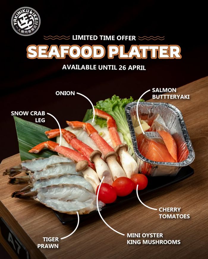 Yakiniku Like Menu: Seafood Platter - Limited Time Offer (Until April 2026) Yakiniku Like Menu: Seafood Platter - Limited Time Offer (Until April 2026)