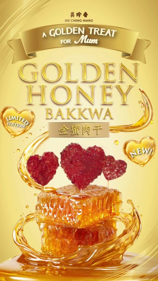 Bee Cheng Hiang Mother's Day Special 2026: Golden Honey Bakkwa - Get 1 FREE Bakkwa Layer Bee Cheng Hiang Mother's Day Special 2026: Golden Honey Bakkwa - Get 1 FREE Bakkwa Layer