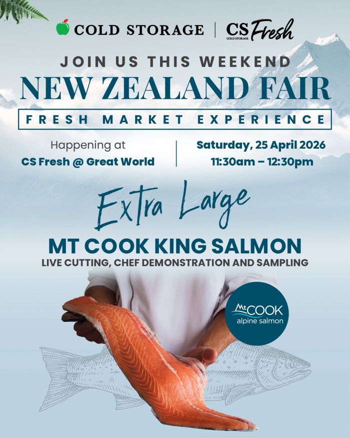 Cold Storage New Zealand Fair: Live Salmon Cutting & Fresh Market Experience (25 - 26 April 2026) Cold Storage New Zealand Fair: Live Salmon Cutting & Fresh Market Experience (25 - 26 April 2026)