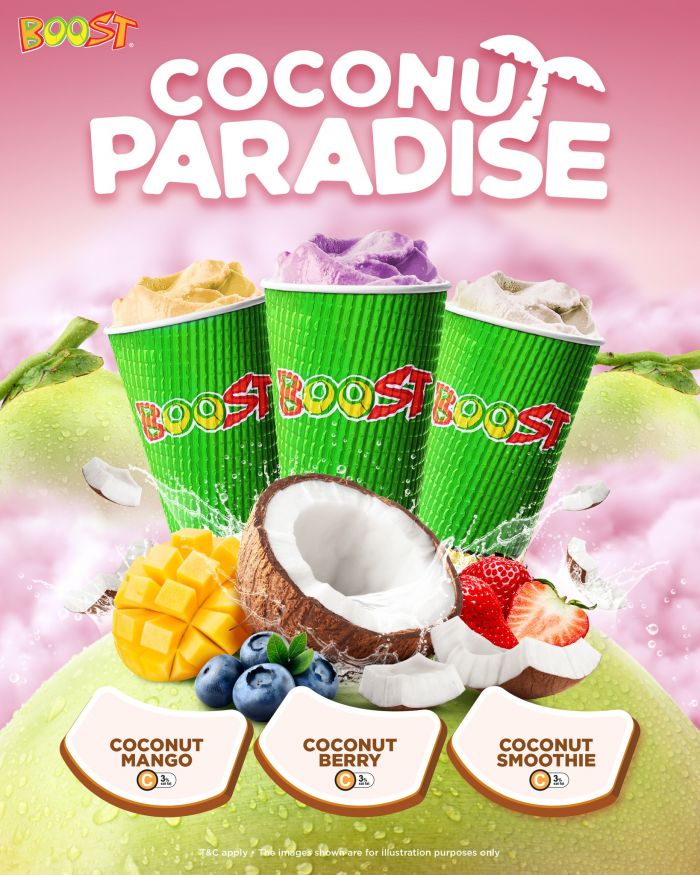 Boost Juice Bars Coconut Paradise Launch: New Tropical Smoothie Series (April 2026) Boost Juice Bars Coconut Paradise Launch: New Tropical Smoothie Series (April 2026)