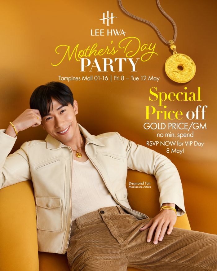 Lee Hwa Mother's Day Promotion: Mother's Day Party - Up to 55% OFF & Free Nespresso Machine (8 - 12 May 2026) Lee Hwa Mother's Day Promotion: Mother's Day Party - Up to 55% OFF & Free Nespresso Machine (8 - 12 May 2026)