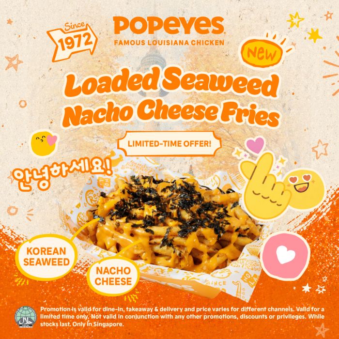 Popeyes Loaded Seaweed Nacho Cheese Fries: New Umami Special (Starting 23 April 2026) Popeyes Loaded Seaweed Nacho Cheese Fries: New Umami Special (Starting 23 April 2026)