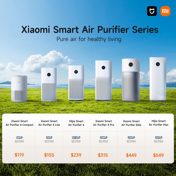 Xiaomi Singapore Smart Air Purifier Series: Pure Air For Healthy Living Promotion (April 2026) Xiaomi Singapore Smart Air Purifier Series: Pure Air For Healthy Living Promotion (April 2026)