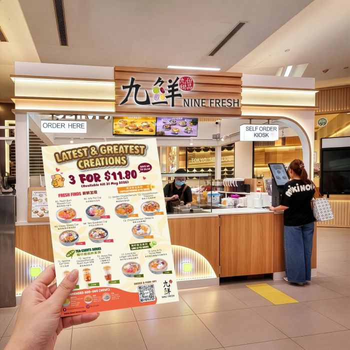 Nine Fresh Latest & Greatest Creations: 3 Desserts for $11.80 Promotion (Until 31 May 2026) Nine Fresh Latest & Greatest Creations: 3 Desserts for $11.80 Promotion (Until 31 May 2026)