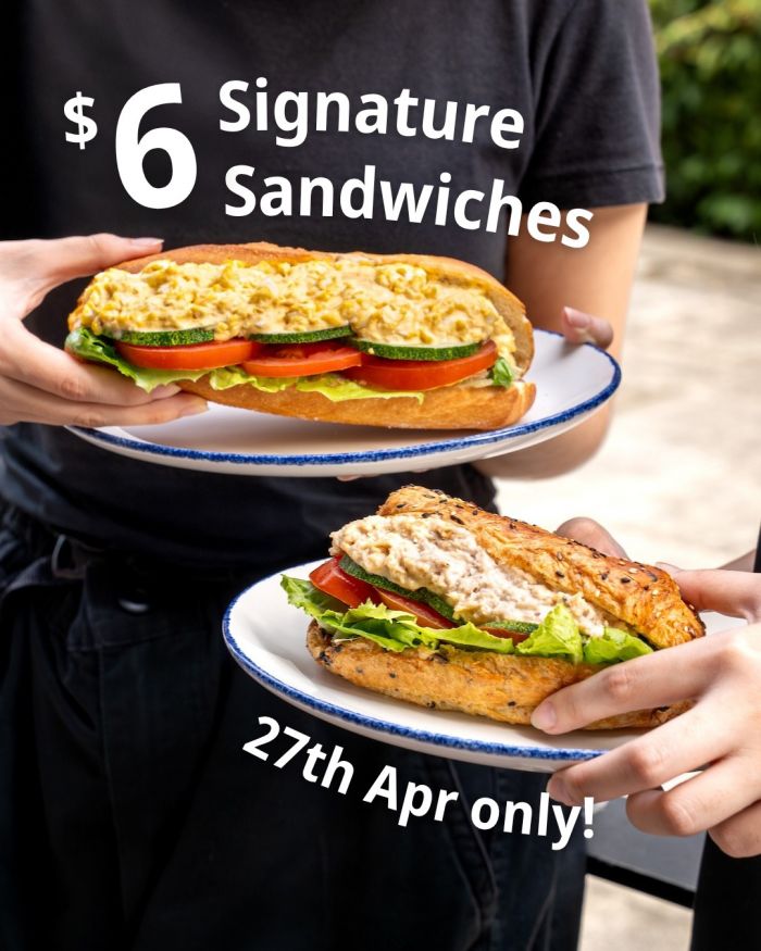 Delifrance One Day Only Promotion: $6 Signature Sandwiches (27 April 2026) Delifrance One Day Only Promotion: $6 Signature Sandwiches (27 April 2026)