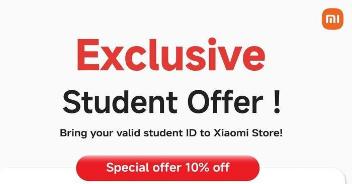 Xiaomi Exclusive Student Promotion: Up to 30% OFF Xiaomi Pad 8 Series & Redmi Pad 2 (April 2026) Xiaomi Exclusive Student Promotion: Up to 30% OFF Xiaomi Pad 8 Series & Redmi Pad 2 (April 2026)