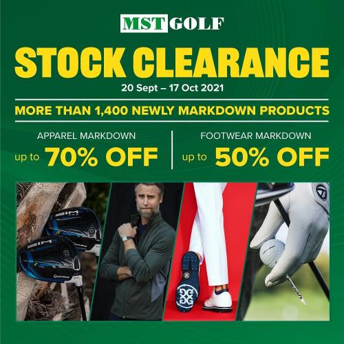 MST Golf Stock Clearance Sale (20 Sep 2021 - 17 Oct 2021) MST Golf Stock Clearance Sale (20 Sep 2021 - 17 Oct 2021)