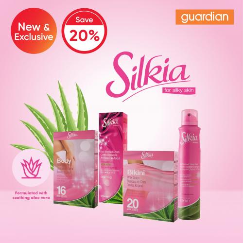Guardian Silkia Hair Removal 20 OFF Promotion (valid until 3 November