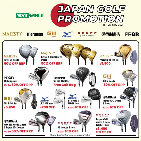 MST Golf Japan Golf Promotion (15 Nov 2021 - 28 Nov 2021) MST Golf Japan Golf Promotion (15 Nov 2021 - 28 Nov 2021)