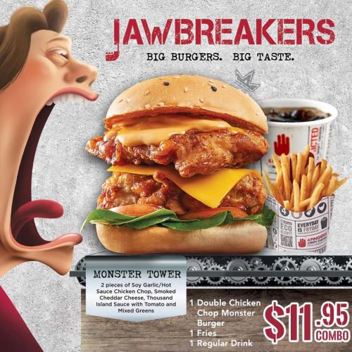 4Fingers Jawbreakers Burgers & Bundles Promotion 4Fingers Jawbreakers Burgers & Bundles Promotion