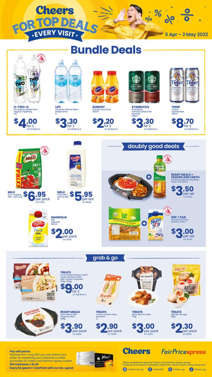 Cheers Top Deals Promotion (5 Apr 2022 - 2 May 2022) Cheers Top Deals Promotion (5 Apr 2022 - 2 May 2022)