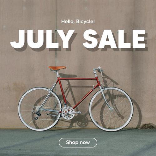 Hello Bicycle July Sale Up To 20% OFF Hello Bicycle July Sale Up To 20% OFF