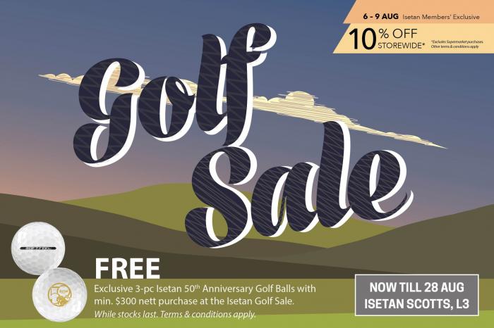ISETAN Golf Sale (valid until 28 Aug 2022) ISETAN Golf Sale (valid until 28 Aug 2022)