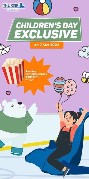 The Rink Children's Day FREE Popcorn Promotion (7 Oct 2022) The Rink Children's Day FREE Popcorn Promotion (7 Oct 2022)