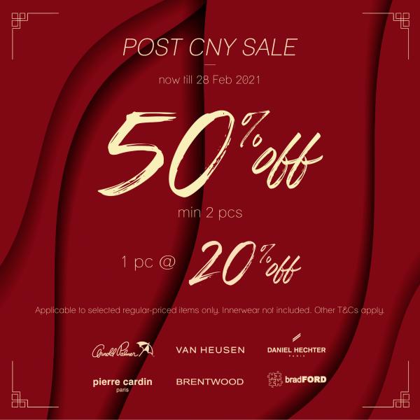 BHG Clothes & Accessories Post CNY Sale Up To 50% OFF (valid until 28 Feb 2021) BHG Clothes & Accessories Post CNY Sale Up To 50% OFF (valid until 28 Feb 2021)