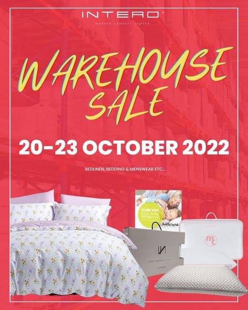 Intero Warehouse Sale (20 Oct 2022 23 Oct 2022)