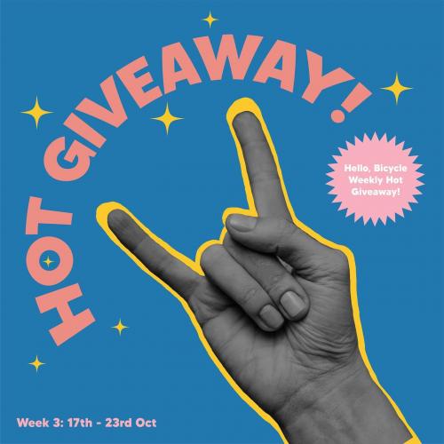 Hello Bicycle Weekly HOT GIVEAWAY Promotion (17 Oct 2022 - 23 Oct 2022) Hello Bicycle Weekly HOT GIVEAWAY Promotion (17 Oct 2022 - 23 Oct 2022)