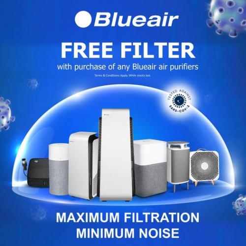 BHG Blueair FREE Filter Promotion (valid until 31 Oct 2022) BHG Blueair FREE Filter Promotion (valid until 31 Oct 2022)