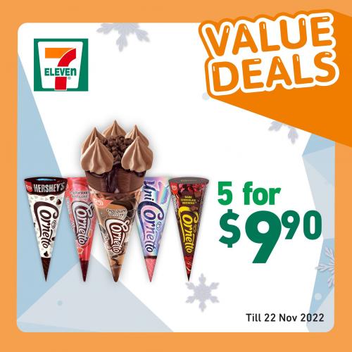 7-Eleven Ice Cream Value Deals Promotion (valid until 22 Nov 2022) 7-Eleven Ice Cream Value Deals Promotion (valid until 22 Nov 2022)