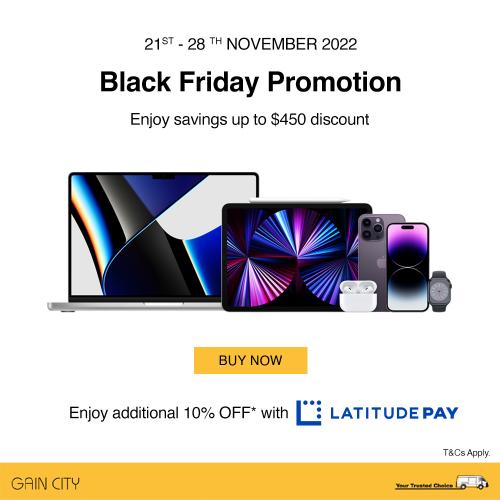 Gain City Apple Black Friday Promotion (21 Nov 2022 - 28 Nov 2022) Gain City Apple Black Friday Promotion (21 Nov 2022 - 28 Nov 2022)