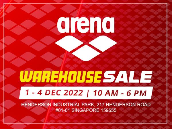 Arena Warehouse Sale (1 Dec 2022 - 4 Dec 2022) Arena Warehouse Sale (1 Dec 2022 - 4 Dec 2022)