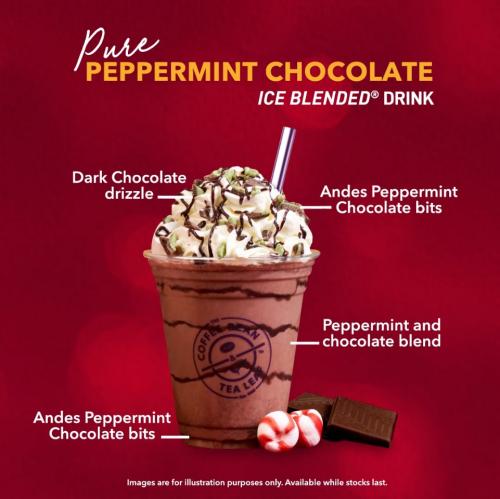 Coffee Bean Christmas Pure Peppermint Chocolate Ice Blended Coffee Bean Christmas Pure Peppermint Chocolate Ice Blended