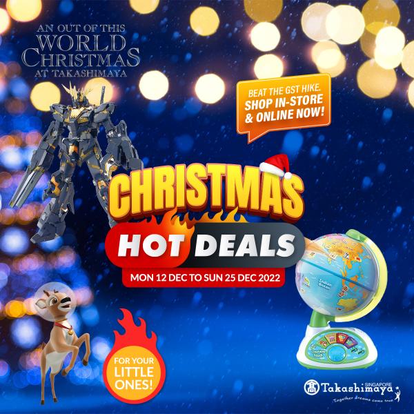 Takashimaya kids Toys Christmas Hot Deals Promotion (12 Dec 2022 25