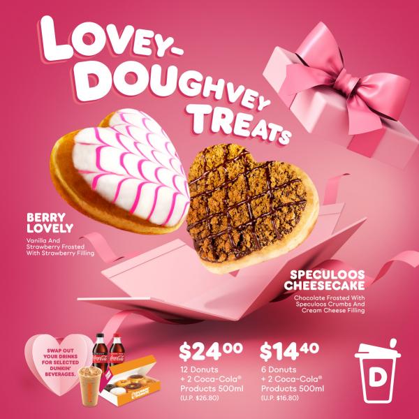 Dunkin' Valentine's Day Donuts