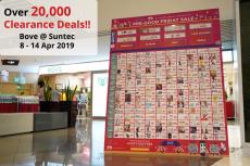 Bove & SuperMom Mega Clearance Sale at Suntec (8 Apr 2019 - 14 Apr 2019)
