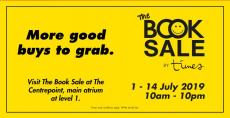 Times Bookstores Book Sale at The Centrepoint (1 Jul 2019 - 14 Jul 2019)